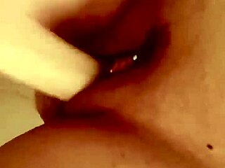 oh damn i'm cumming in the shower again with dildo squeezing my big titties!