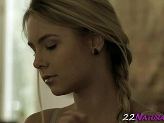 The hot blonde teen mounts monster cock for intense ride