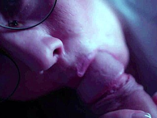 Watch This Beauty Gagging on Huge Cock Deep!