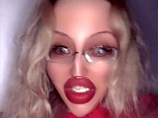 full russian storyline movie with glasses and lipstick fetish