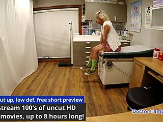 dr tampa examines channy crossfire shaved pussy in nurse humiliation pov