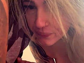 Neighbor Watches Me Suck Hubby's Cuck While Gagging Cock