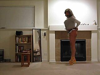 rachel st clair's handcuff bondage ass show