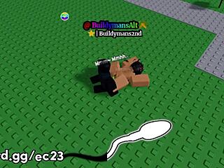 Roblox Girl Pounds Cock Cowgirl Style Hard in Virtual Roblox Sex World