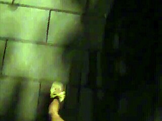 Shemale Ting Xuan Plugs Ass Outdoors in Panties