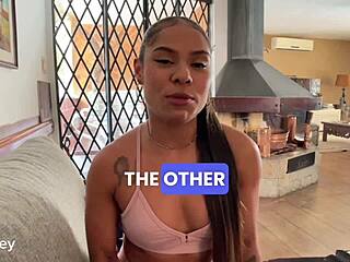 extreme sloppy deepthroat petite latina teen brunette rimjob pov cum mouth