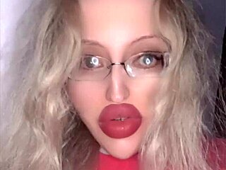 full russian storyline movie with glasses and lipstick fetish