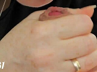 what if he explodes from my tongue teasing his tip so close up?