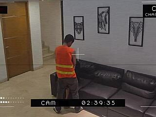 i sneak fuck boss's stepdaughter doggystyle in bed