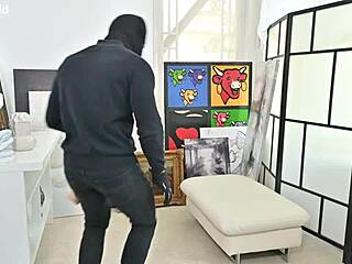 Cock hungry art curator jolee love loves her holes fucked dp by clients