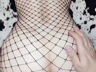 Milf wife, bent over in stockings for homemade anal pov passion?