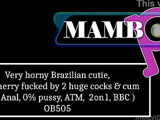 Bea Cherry's horny Brazilian body wrecked by two monster BBCs in DAP anal frenzy