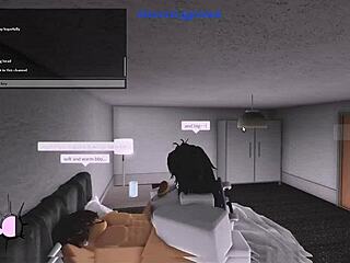 she gets roughly fucked during intense roblox gaming session