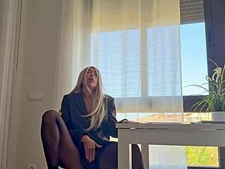 step sis SOAKS her pantyhose in squirt COMPILATION of tight pussy bliss