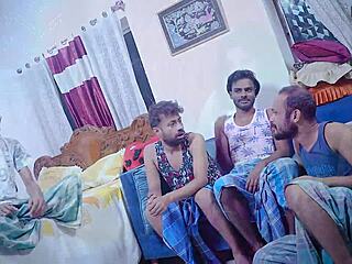 desi milf stepmom gangbanged by stepsons facial cumshot hindi?