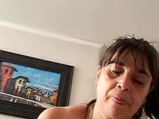 I MAKE my STEPMOM cum hard in lingerie roleplay tease