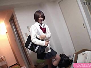 aika saeki's wet schoolgirl pussy pounded hard by agent