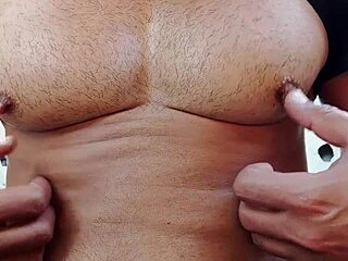 Yuri Gaúcho Brazilian Bear Jerks Huge Cock to Massive Cumload