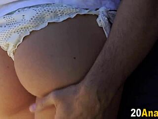 Pretty Blonde Takes Deep Anal Pounding Hard