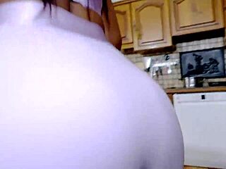 paris and terry kemaco's kitchen quickie? ebony ivory veggie fuckfest!