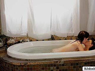 wanna see blonde teen scissor shaved pussy with bff?