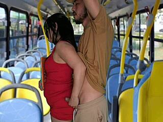 wanna see cute student groped and fucked on public bus?