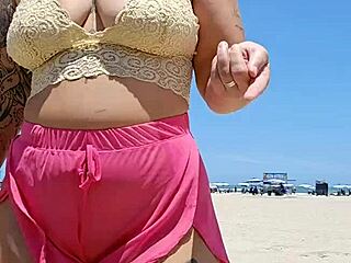 arrumei amante na praia pra ele ficar de pau duro vendo minha buceta! 🏖️🍆😈