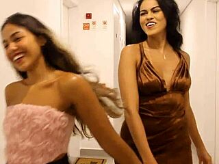 Fucking fit brazilian babe hard after party interracial toe licking