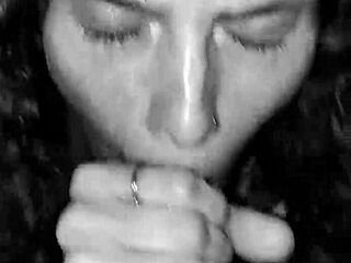 Rhonda bj queen deepthroats sucks cum right outta my nutsack