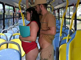 wanna see cute student groped and fucked on public bus?