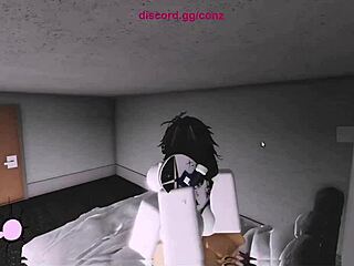 she gets roughly fucked during intense roblox gaming session