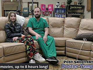 dr tampa gives daisy bean a humiliating nurse entrance exam