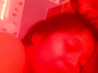 estelita kneels for her nerd boyfriend's monster cock blowjob close-up