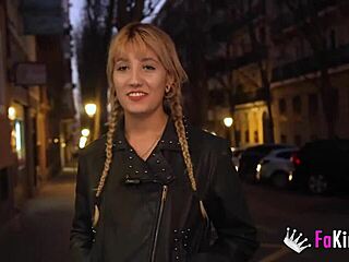 A Cute Young 18+ Blonde Ditches Her Sugar Daddy For A Hung Stud's Doggystyle Pounding Outdoors