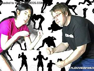 Fight Night Alexandria Wu Versus Clifford Bryant Intense Wrestling Fuck