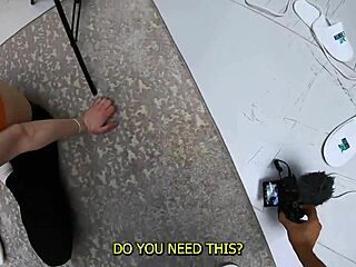 Lika Clarke's wild 3-on-1 anal DP foursome backstage pounding