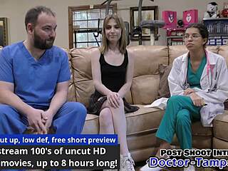 dr tampa gives daisy bean a humiliating nurse entrance exam