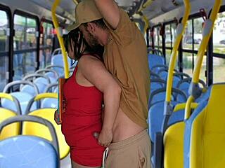 wanna see cute student groped and fucked on public bus?