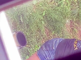 hot stepmom bends over candid hidden cam