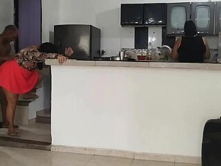 Pervy stepdad fucks stepdaughter right in front of unaware twin sis he's her secret caregiver 😈🍆💦