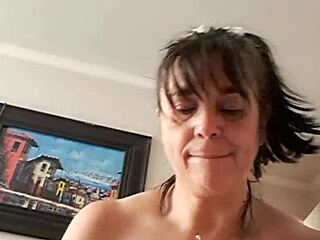 I MAKE my STEPMOM cum hard in lingerie roleplay tease