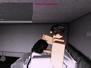 she gets roughly fucked during intense roblox gaming session