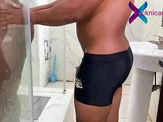 Stepdad finally fucks me in shower after watching me squirt everywhere