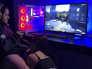 mi esposa compite contra spider-man... handjob pierde todo lol