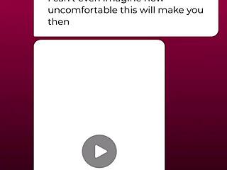 stepsis teases you hard in uncomfortable nude fantasy chat part 1