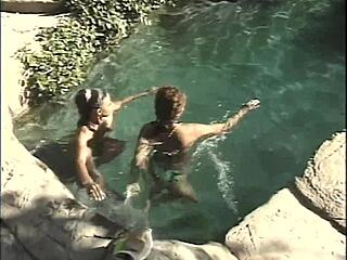 ever wonder what ebony lesbians do in hot tubs?