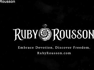 Chastity Study Ends! Ruby Rousson Releases Your Load!