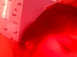 estelita kneels for her nerd boyfriend's monster cock blowjob close-up