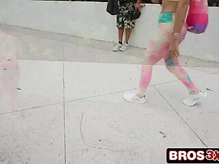 dancer's perfect athletic body rescued then ridden hard for cash