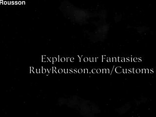 Chastity Study Ends! Ruby Rousson Releases Your Load!